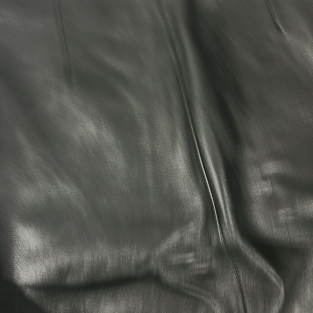 Womens Wilsons Leather Skirt Size 8 Black mid knee length - Picture 2 of 7